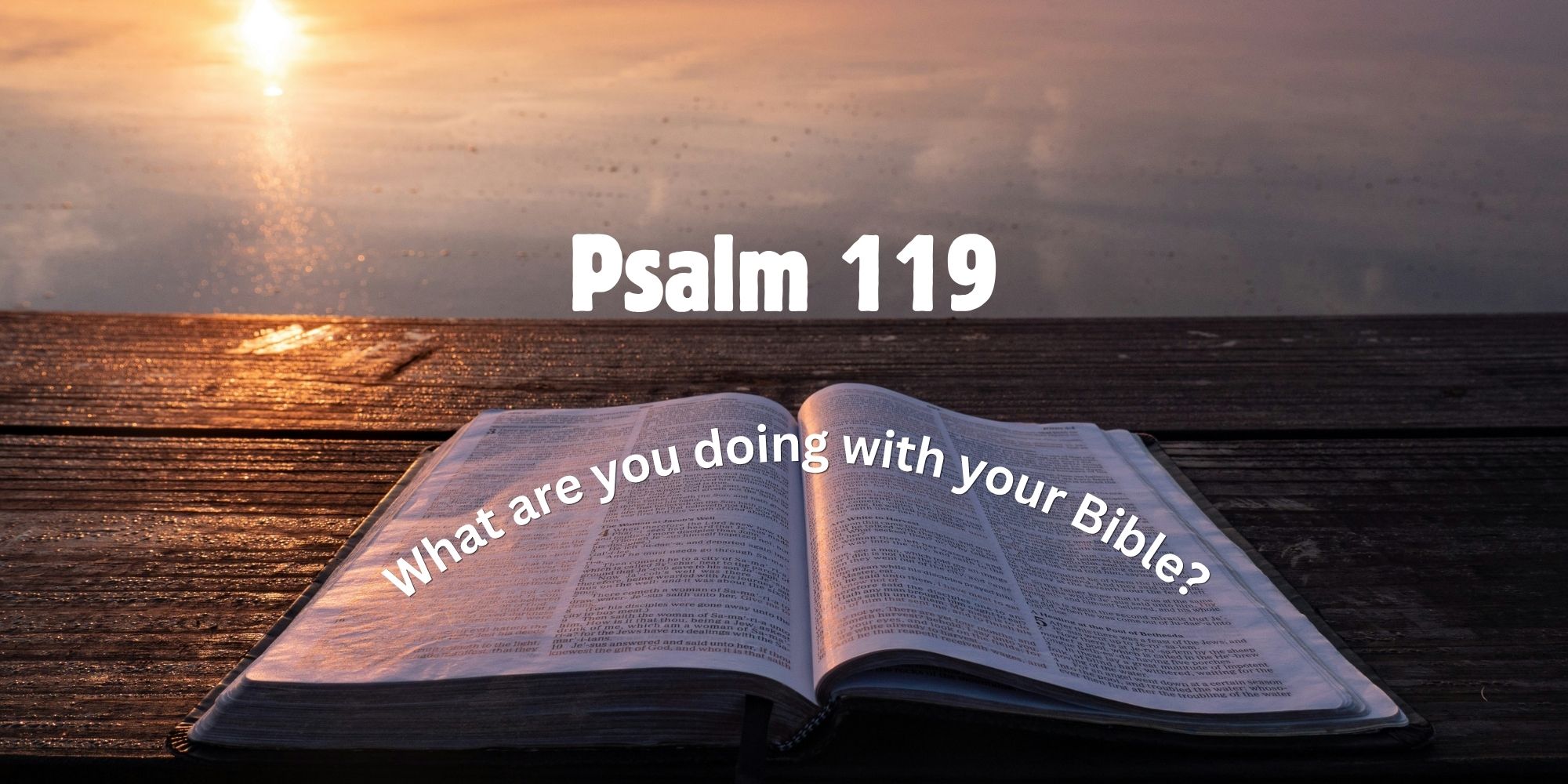 Blessed by the Word! ~ Psalm 119:1-16